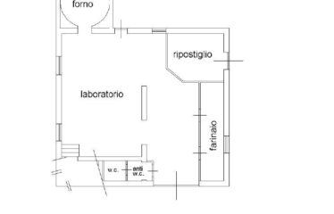 LABORATORIO C3 DI 125 MQ CON AL PIANO TERRA VILLA DI 164 MQ
